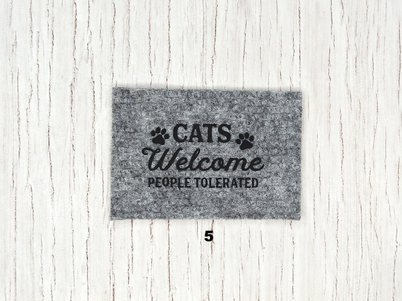 Dollhouse Doormat. Miniature “WELCOME” Rug. Miniature Floor Mat for Doll.