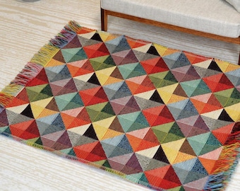 1:6 Doll Miniature Rug for Dollhouse.