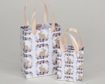 1:6 Doll Paper Gift Bag. Dollhouse Miniature Gift Bags.