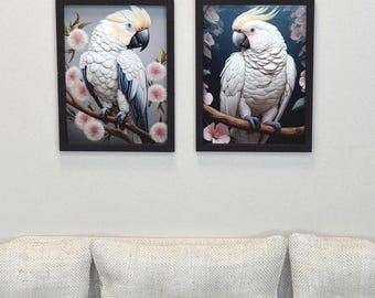 Quadro em miniatura na escala 1:6 - Decoração de parede para casa de bonecas