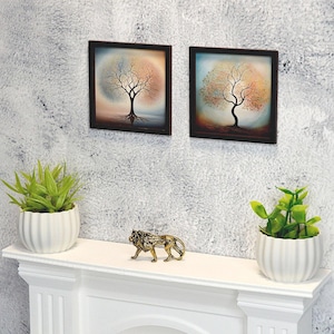 Dollhouse Wall Art. 1:6 Scale Dollhouse Miniature Framed Picture. Perfect for 11.5-12 inch Dolls.