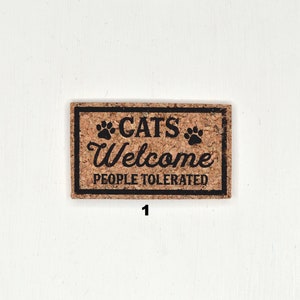 Dollhouse Doormat. Miniature “WELCOME” Rug. Miniature Floor Mat for Doll.