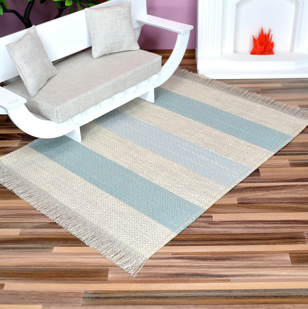 1:6 Miniature Rug for 12 Inch Dolls. Dollhouse Miniature Carpet. - Etsy
