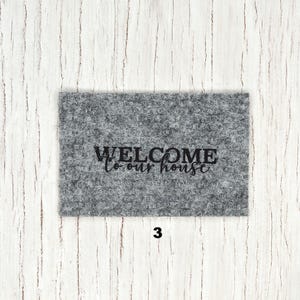 Dollhouse Doormat. Miniature “WELCOME” Rug. Miniature Floor Mat for Doll.