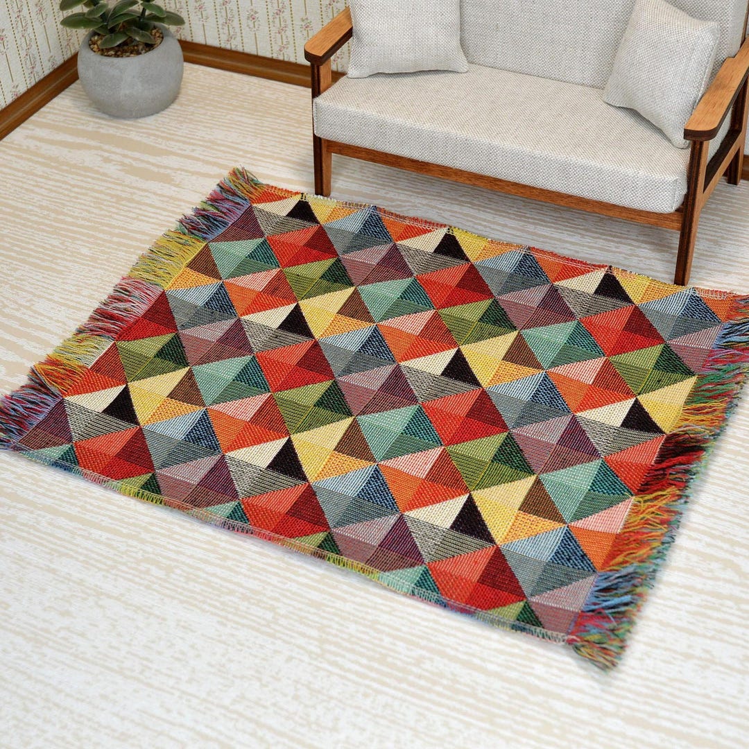 1:6 Doll Miniature Rug for Dollhouse. - Etsy