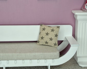 Coussin décoratif pour poupée 1:6 - Coussin miniature pour maison de poupée. - France