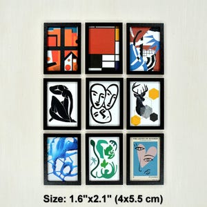 1:6 Puppenhaus Miniatur gerahmtes Bild. Puppenhaus Wandkunst.