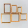 Miniature Picture Frame for Dollhouse. Miniature Photo Frames. Doll Wall Art. product logo