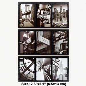 1:6 Scale Dollhouse Miniature Framed Photo 3 in 1. Dollhouse Wall Art. Miniature Picture. Perfect for 11.5-12 inch Dolls.