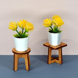1:6 Maßstab Puppenhaus-Miniatur-Blumen im Topf. Miniatur Pflanzen. Blume für 30-35 cm Puppen.