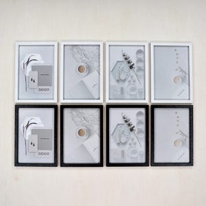 1:6 Scale Dollhouse Wall Art. Dollhouse Miniature Framed Picture.