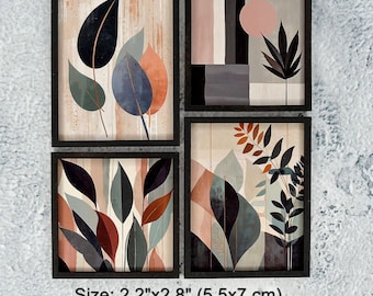 Quadro em miniatura para casa de bonecas na escala 1:6.