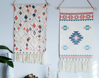 Boho Wall Hanging; Decorative Wall Tapestry; Woven Wall Decor; Bohemian Tapestry