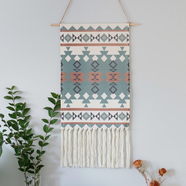 Boho Wall Hanging; Decorative Wall Tapestry; Woven Wall Decor; Bohemian Tapestry