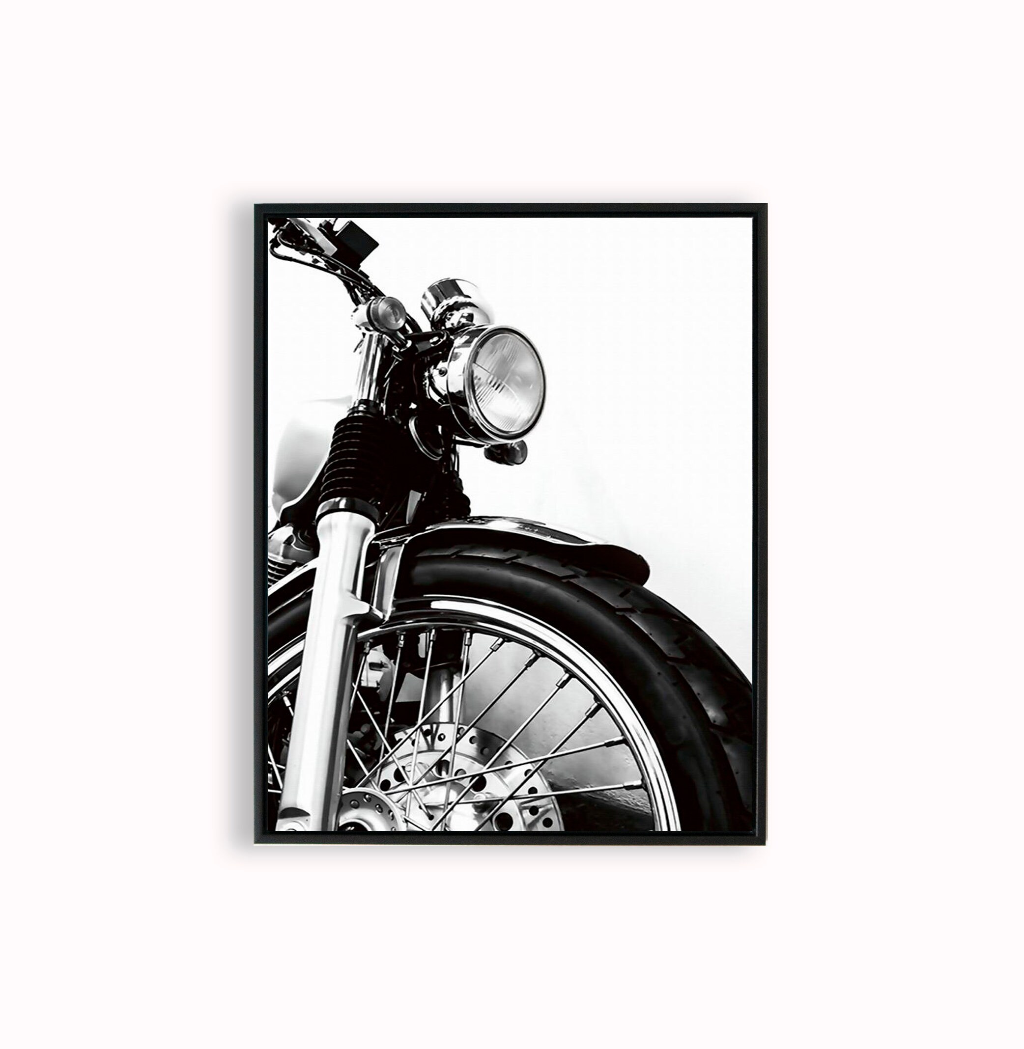 Set of 3 Black White Wall Decor Canvas Art Print Modern Etsy