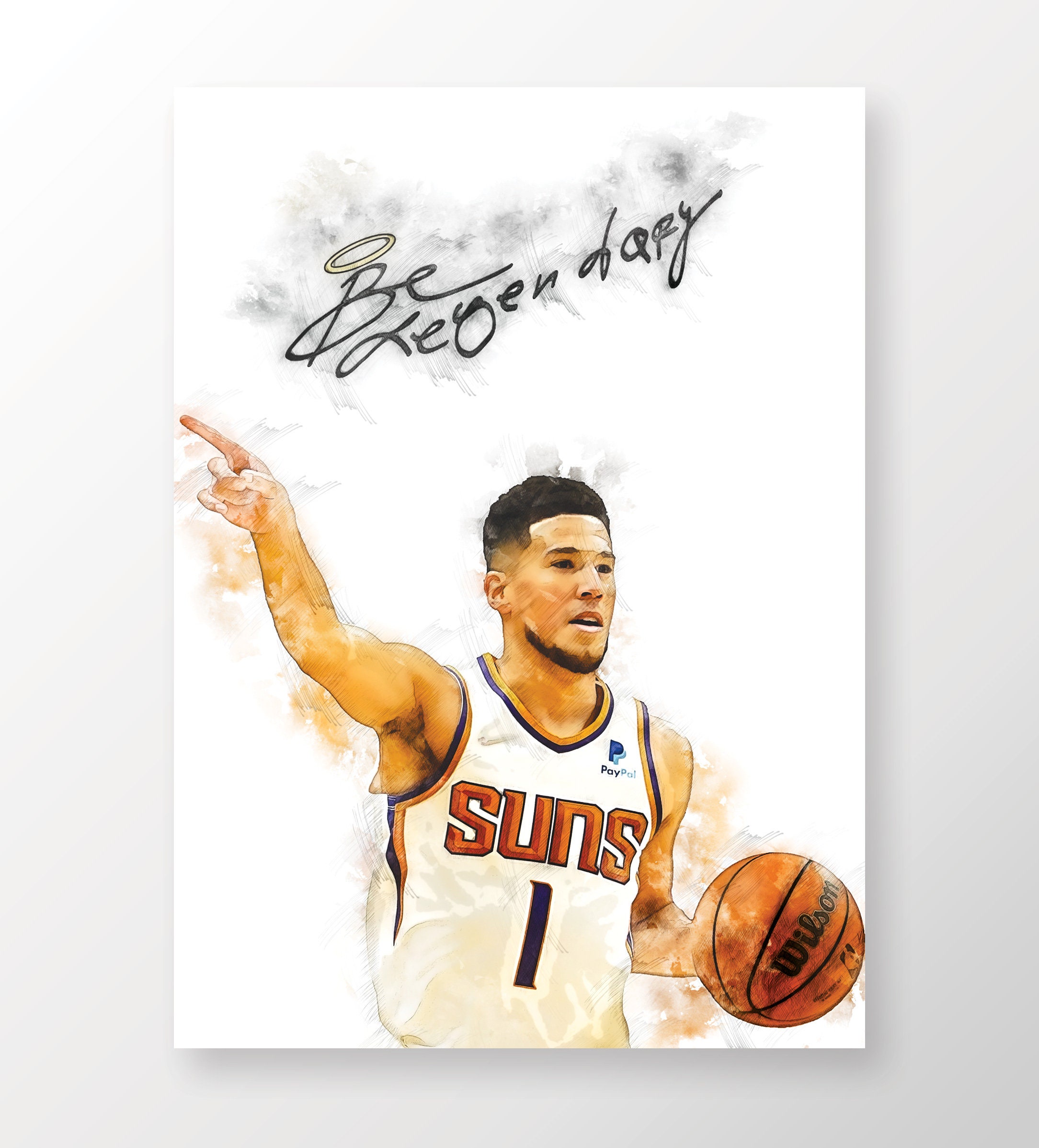 Devin Booker Phoenix Suns NBA Basketball Poster for Sale by NBA