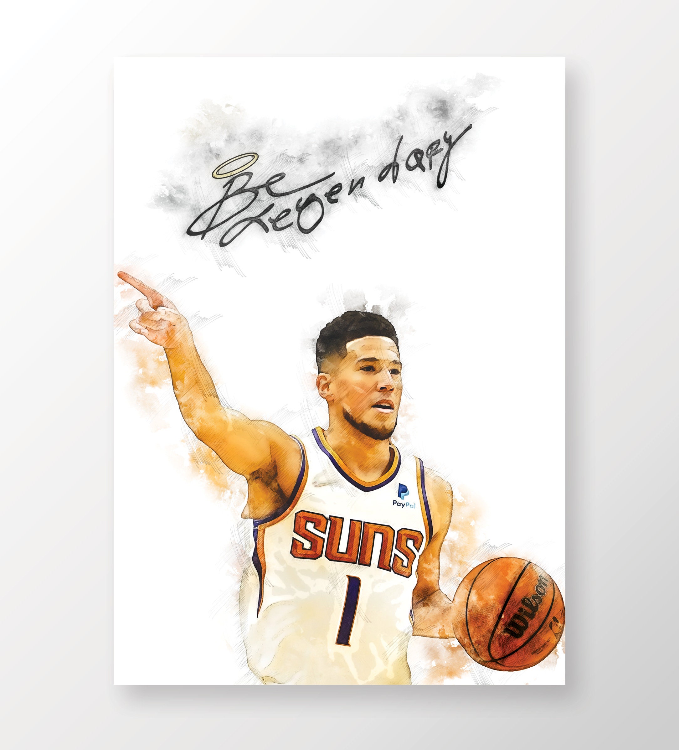 Wallpaper Devin Booker Poster for Sale by taniyadi97