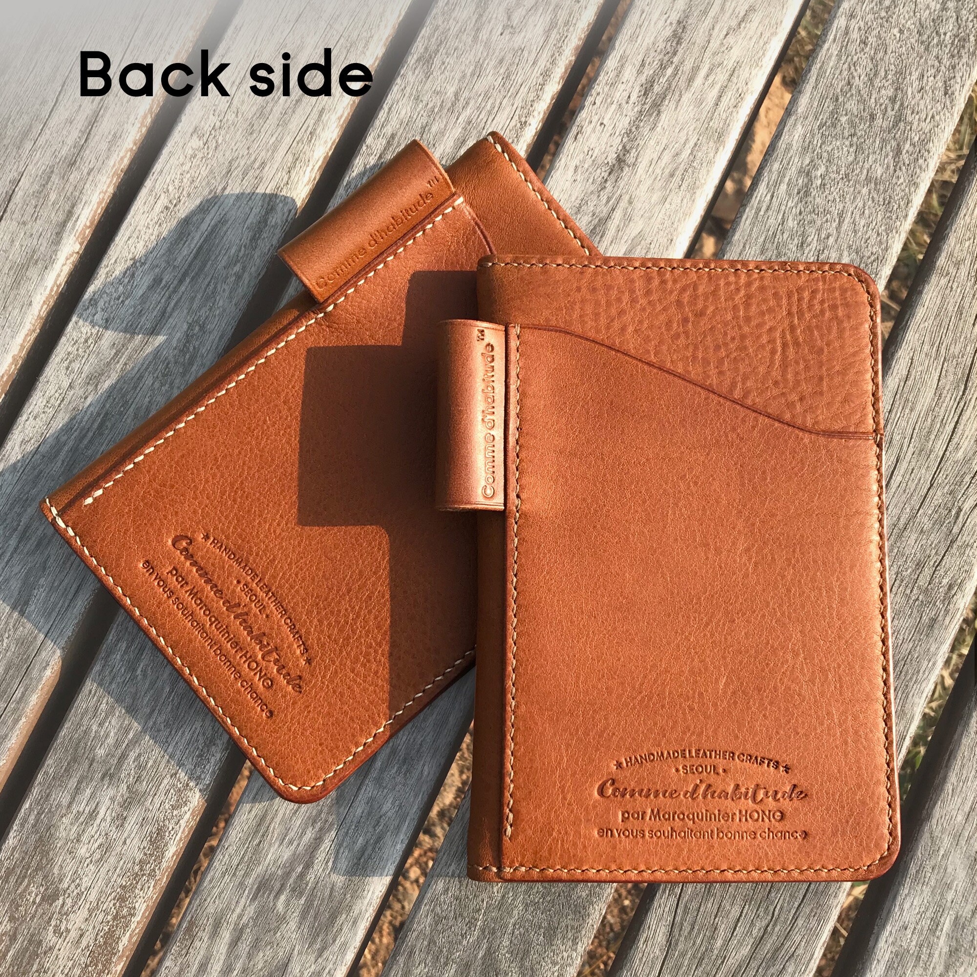 Passport Case Passport Wallet Vegetable Tanned Leather Wallet Hand