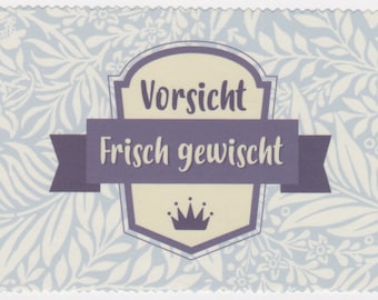 Glazen poetsdoekje, displaydoekje met print