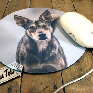 Personalized Photo Mousepad, Desk Accessories, Custom Gifts, Custom Mouse Pad, Office, Computer Accessories