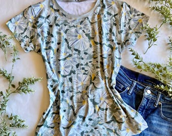 Morning Glory Patterned Tee