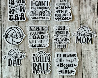 Volleyball Mom Stickers, Volleyball Dad Stickers, Volleyball Mama, Volleyball Stickers, Mom stickers, Mama stickers, Volleyball mom gift