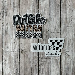 Dirt Bike Mom Stickers, Dirt Bike Mama, Motocross Dad Stickers, Mom stickers, Dad stickers, Motocross stickers, Dirt bike mom gift