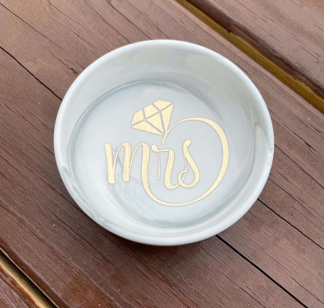 Personalized Ring Dishes Wedding Gift Bridal Shower Gift Monogram Dish