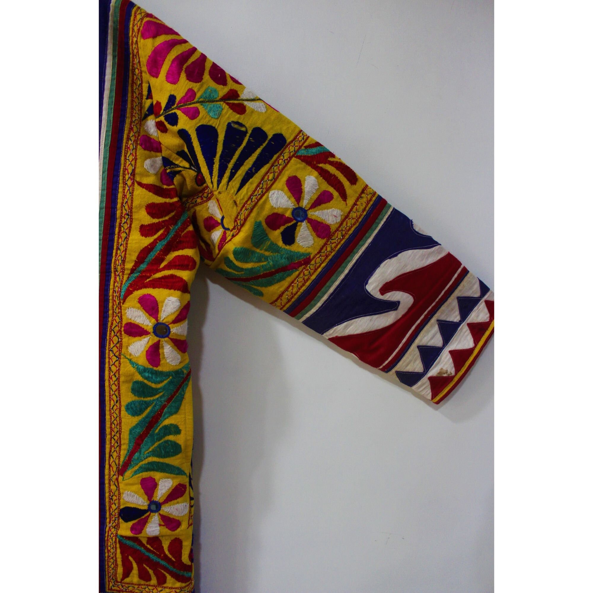 Embellished indian jacket/colourful Embroidered Vintage Etsy
