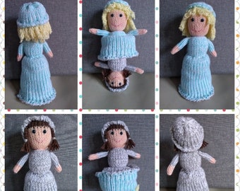 Loom Knitting PATTERNS | Loom Knit a Topsy Turvy Doll | Unique  | Toys | Gifts | Loom Knitting Unique Dolls | Amigurumi