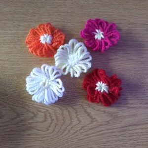 Loom Knitting PATTERNS | Easy Loom Knitting Flower Pattern: Perfect for Beginners | Loom Flower Pattern for Any Project | Gifts