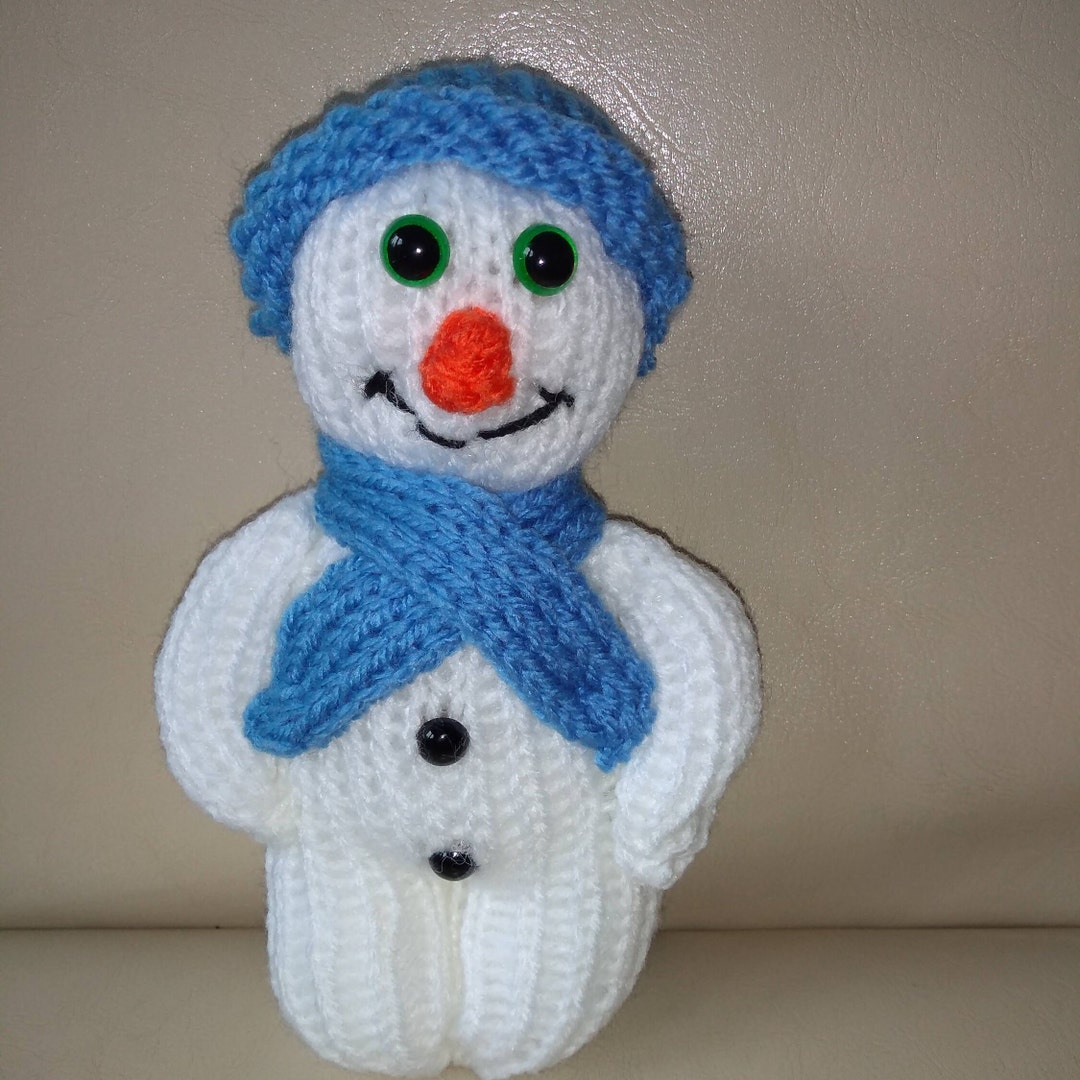 Loom Knitting PATTERNS Loom Knit Snowman Toys Christmas Etsy