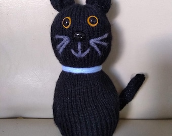 Patrones para tejer en telar /Teje un gato en telar/ Juguetes / Halloween / Amigurumi