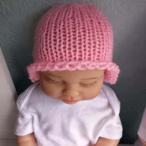 Loom knit Baby & Reborn Doll Hat Pattern | Single DK Yarn | No Brim | Easy PDF