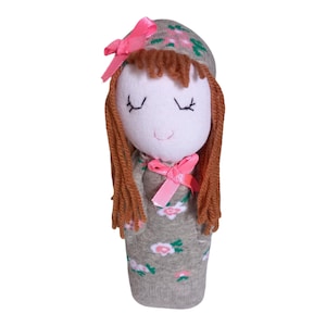 Sewing Pattern- Sock Doll Sewing Pattern PDF tutorial | Soft Sock Doll DIY