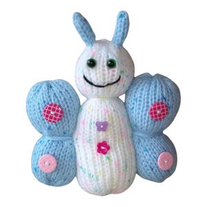 Loom Knitting PATTERNS Loom Knit Butterfly Teddy | Toys | Amigurumi | Loom Knit Butterflies | Beginner Friendly