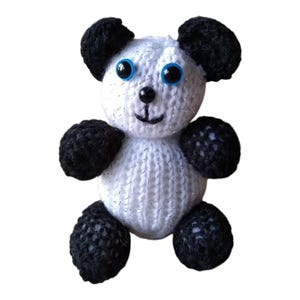 Loom Knitting PATTERNS Loom Knit Panda| Toys | Amigurumi | Beginner Friendly | Loom Knit Toys | Loom Knit Teddy Bear
