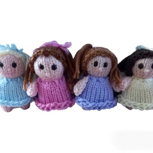Loom Knitting PATTERNS | Loom Knit Little Fairies | Doll house Dolls | Loom Knit Fairy | Toys | Gifts | Beginner Friendly