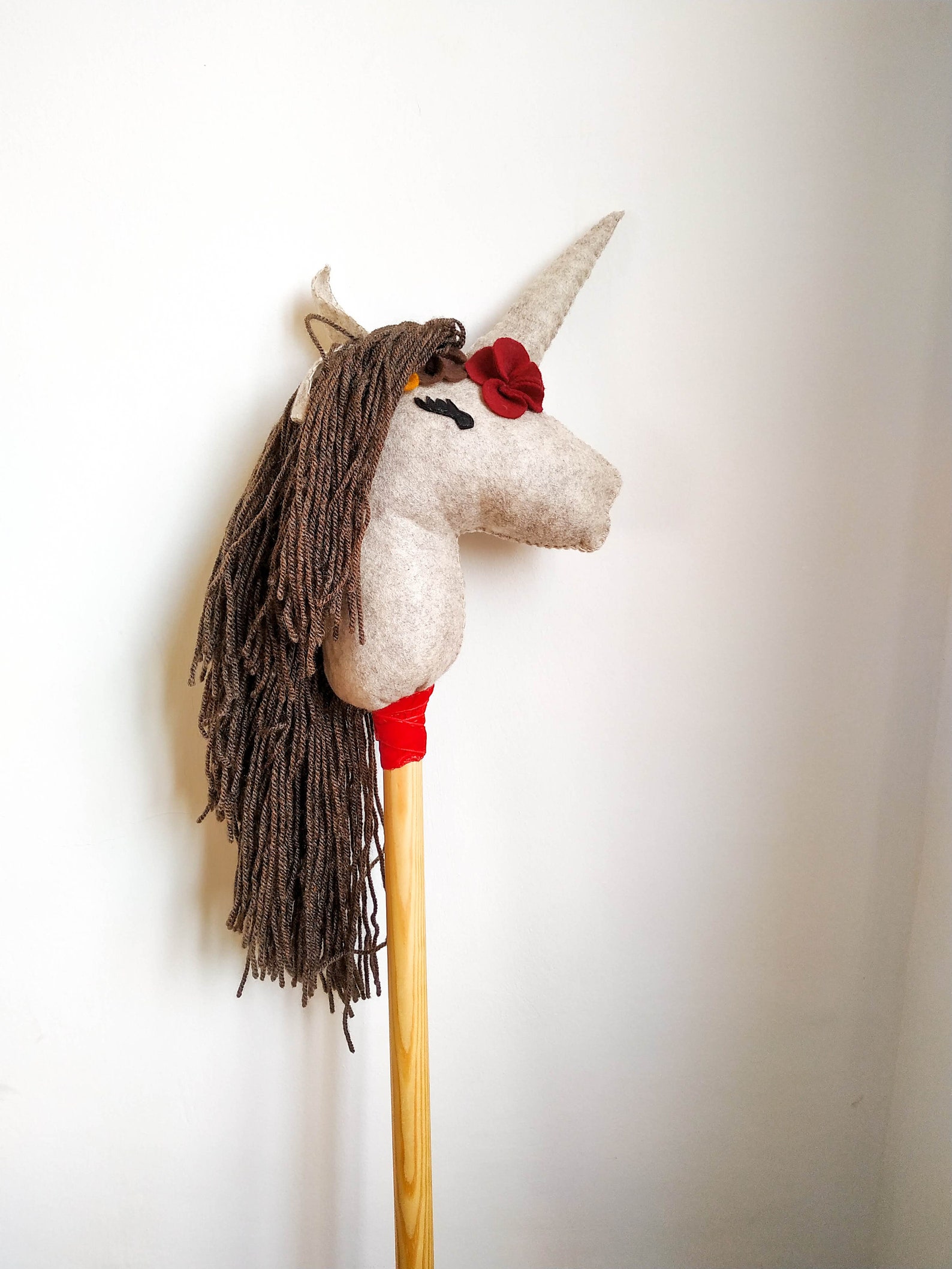 Unicorn on a stick Stick horse nursery unicorn decor summer Etsy