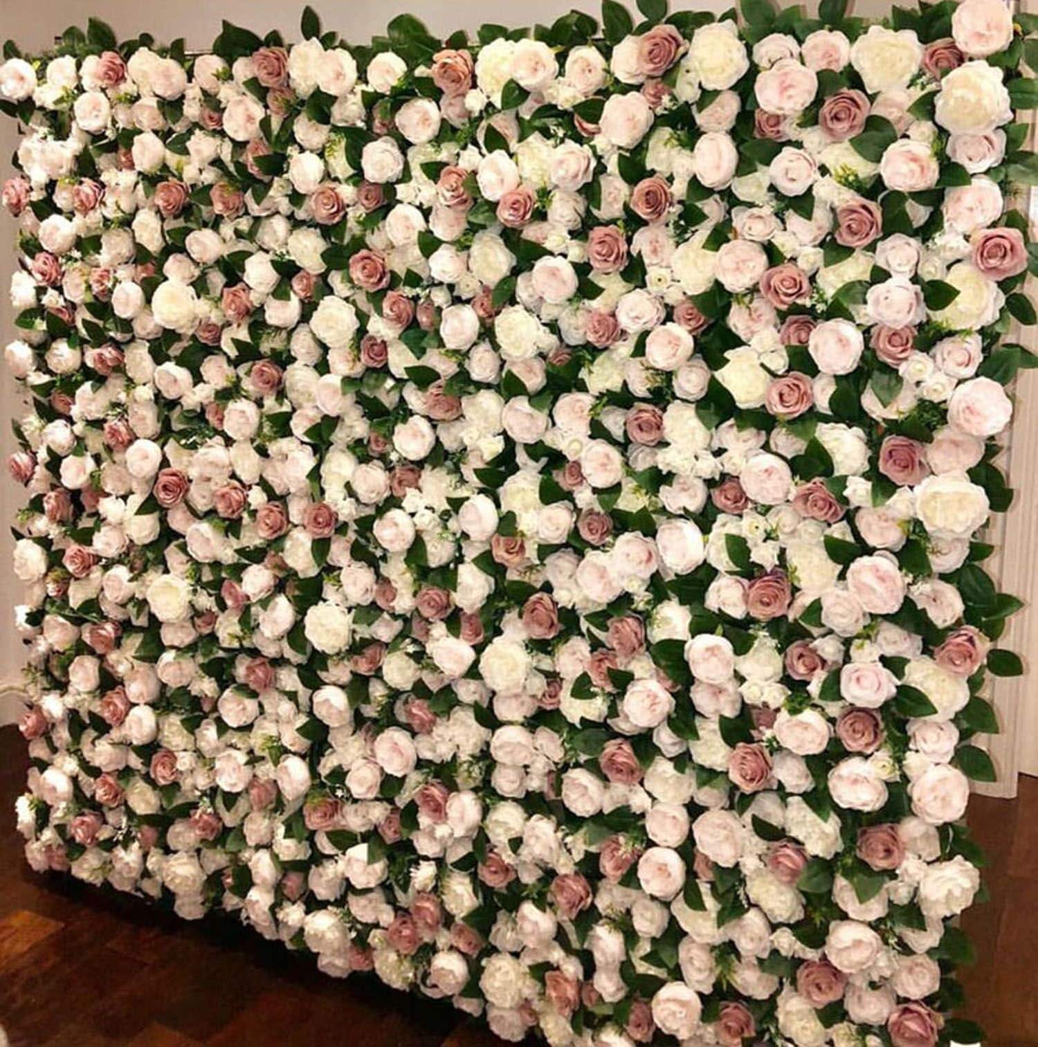 Artificial Flower Wall Backdrop for Wedding Arrangement Etsy Canada