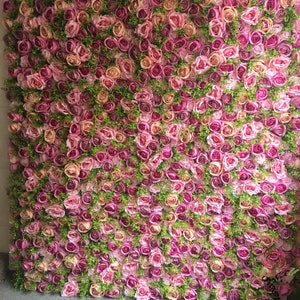 Artificial Flower Wall Backdrop for Wedding Arrangement - Etsy