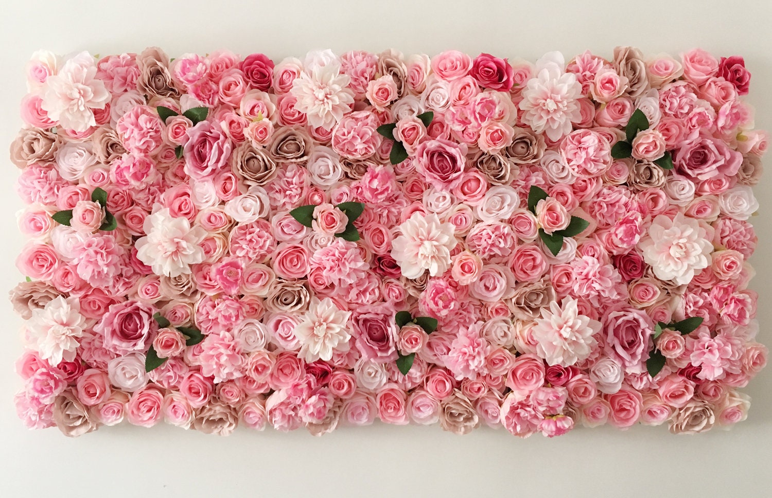 Pink Artificial Flower Wall Backdrop for Baby Shower Flower Etsy