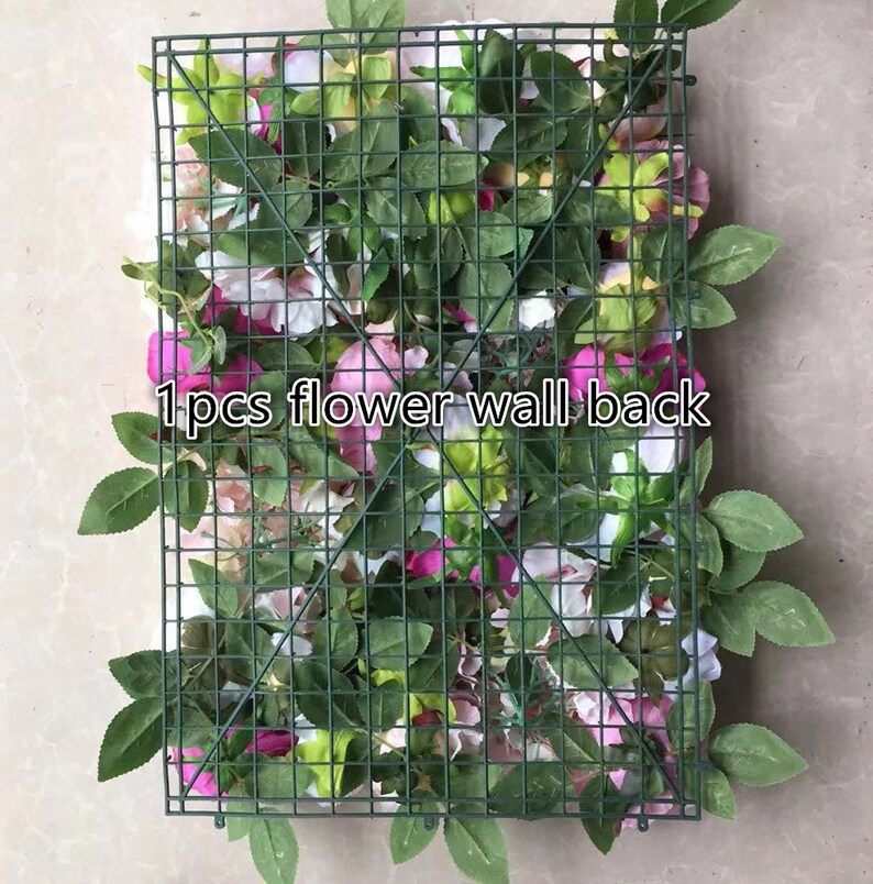 Flower Wallwedding Flower Wall Baby Shower Decorflower Wall Etsy