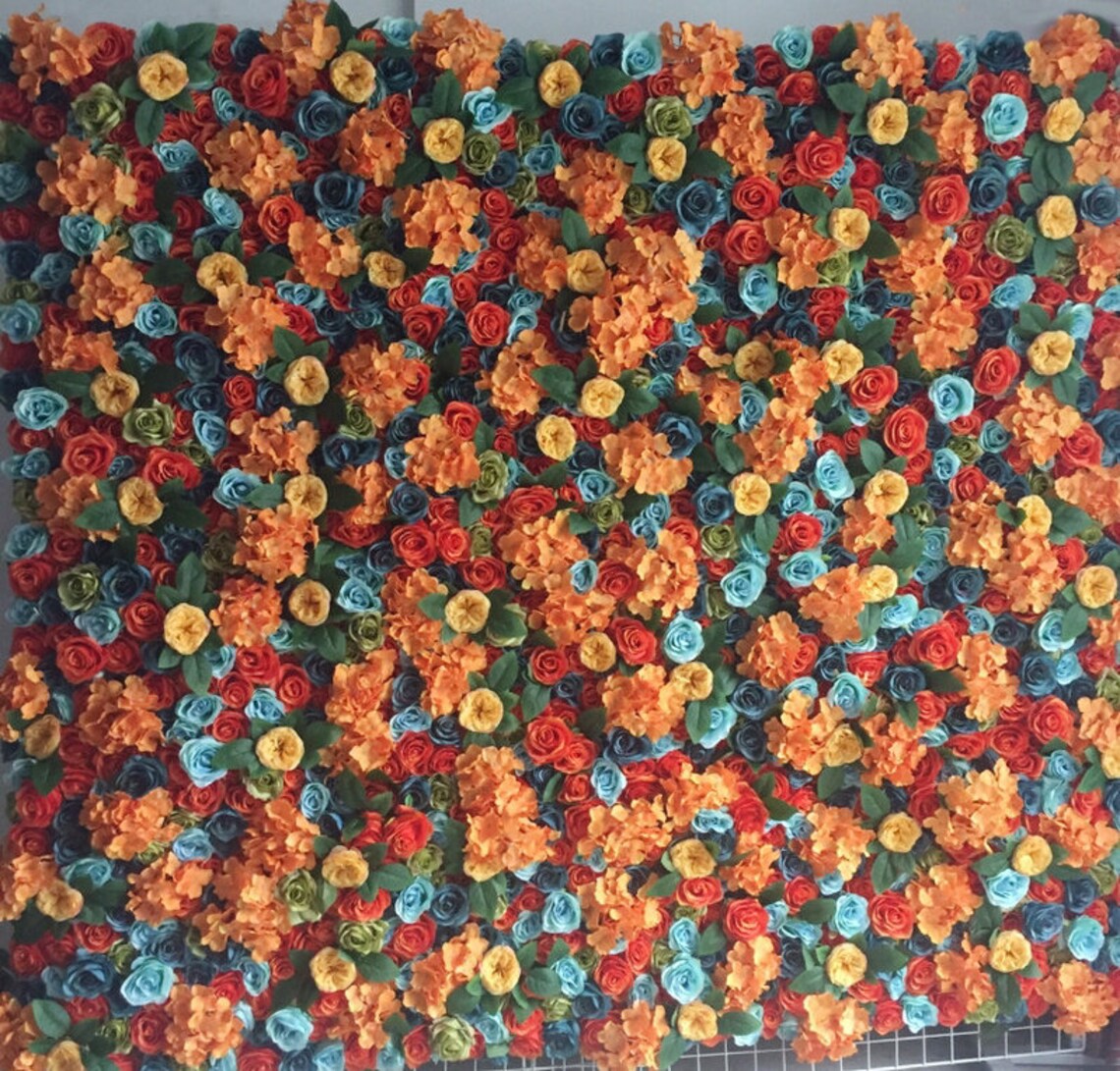 Artificial Flower Wall Backdrop for Wedding Arrangement - Etsy