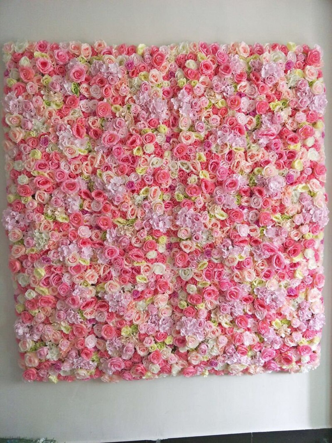 Silk Floral Backdrop for Wedding Arrangement Simulation Rose Etsy