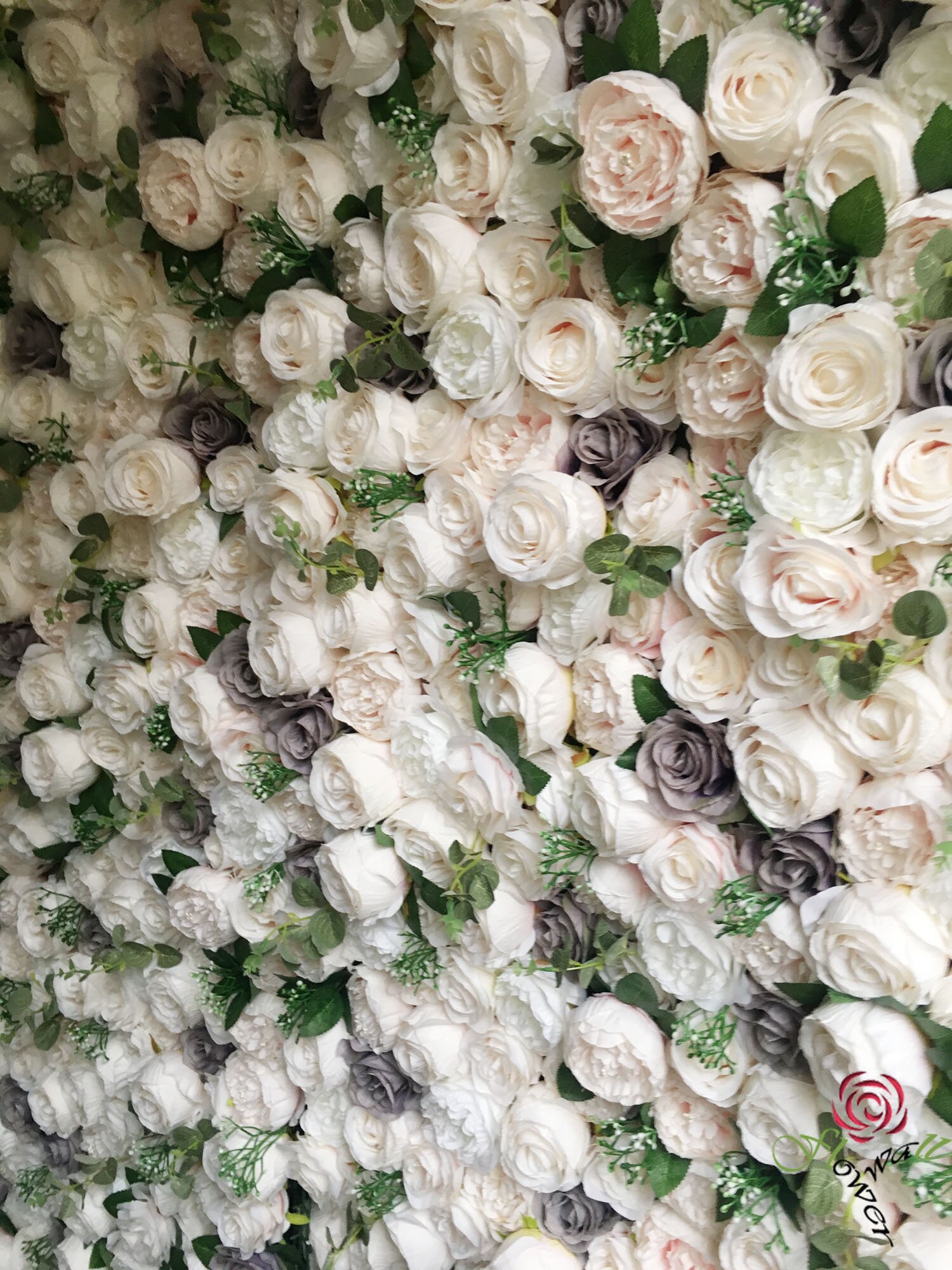 Artificial Flower Wall Backdrop for Wedding Arrangement Etsy