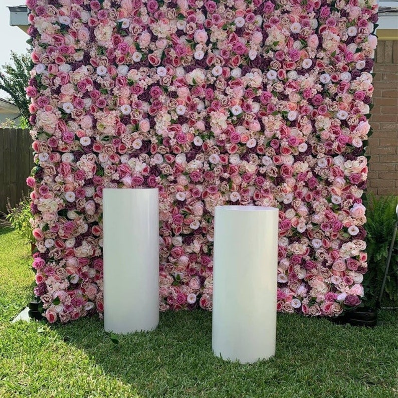 Artificial Flower Wall Backdrop for Wedding Arrangement Etsy
