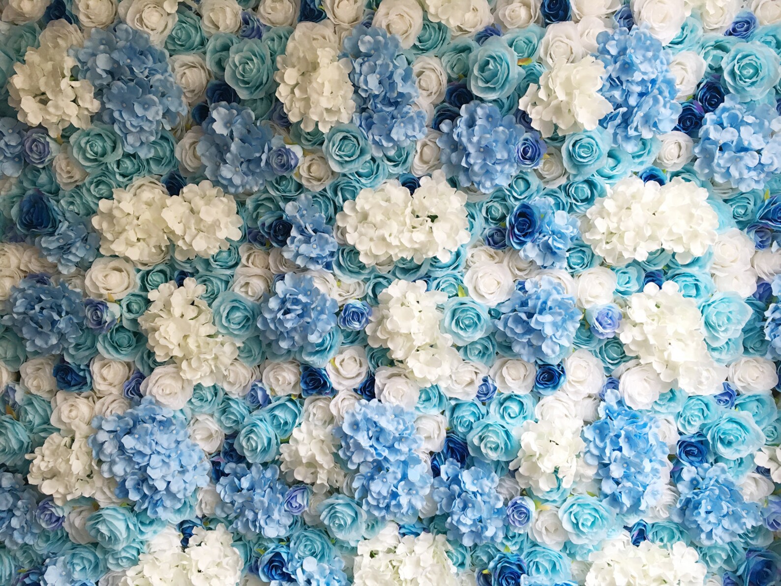 Sky Blue Floral wall wedding Background Event Decoration Baby Etsy