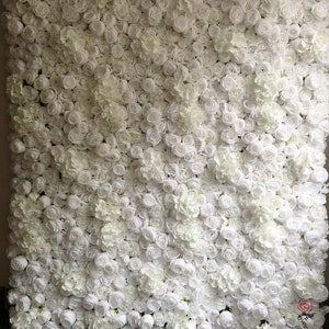 White Rose Flower Wall Panel Backdrop - 40x60cm Wedding Photography
