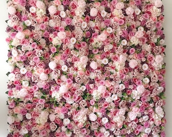 Artificial Flower Wall Backdrop for Wedding Arrangement Photography Flowers For Event Baby Shower Simulation Floral Background Panel 40*60CM
